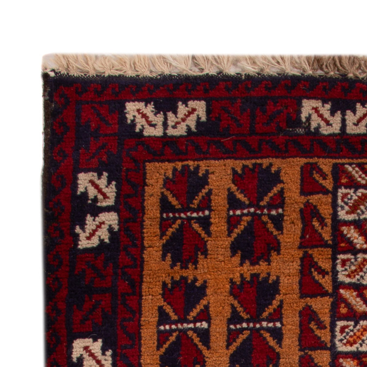 Belutsch Teppich 76x123cm - Orientteppich - camel