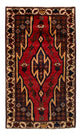 Hamadan Teppich 83x137cm - Perserteppich - rot