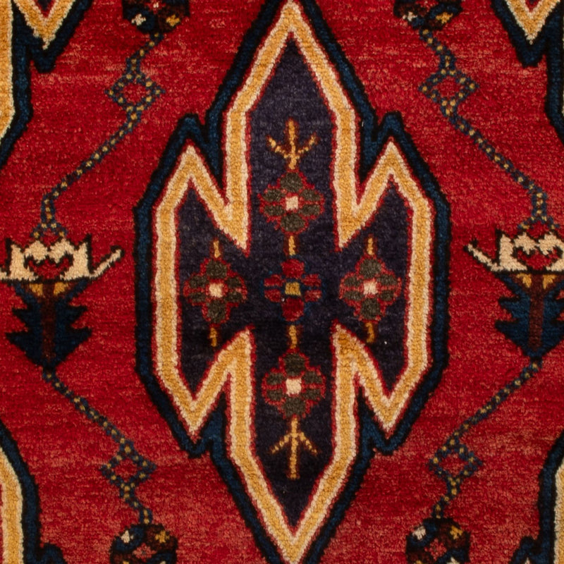 Hamadan Teppich 83x137cm - Perserteppich - rot