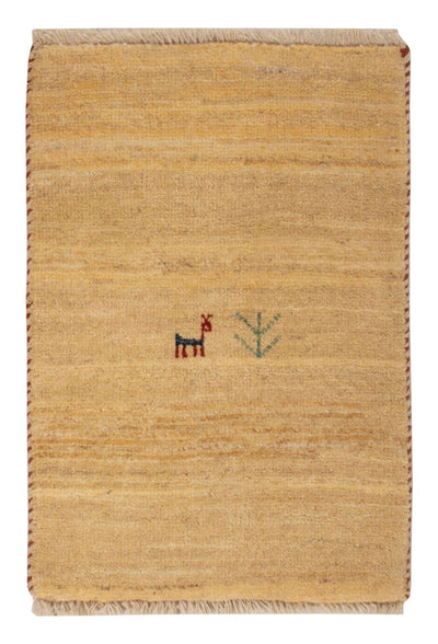 Loribaft Teppich Perser 40x60cm - Orientteppich - creme