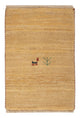 Loribaft Teppich Perser 40x60cm - Orientteppich - creme