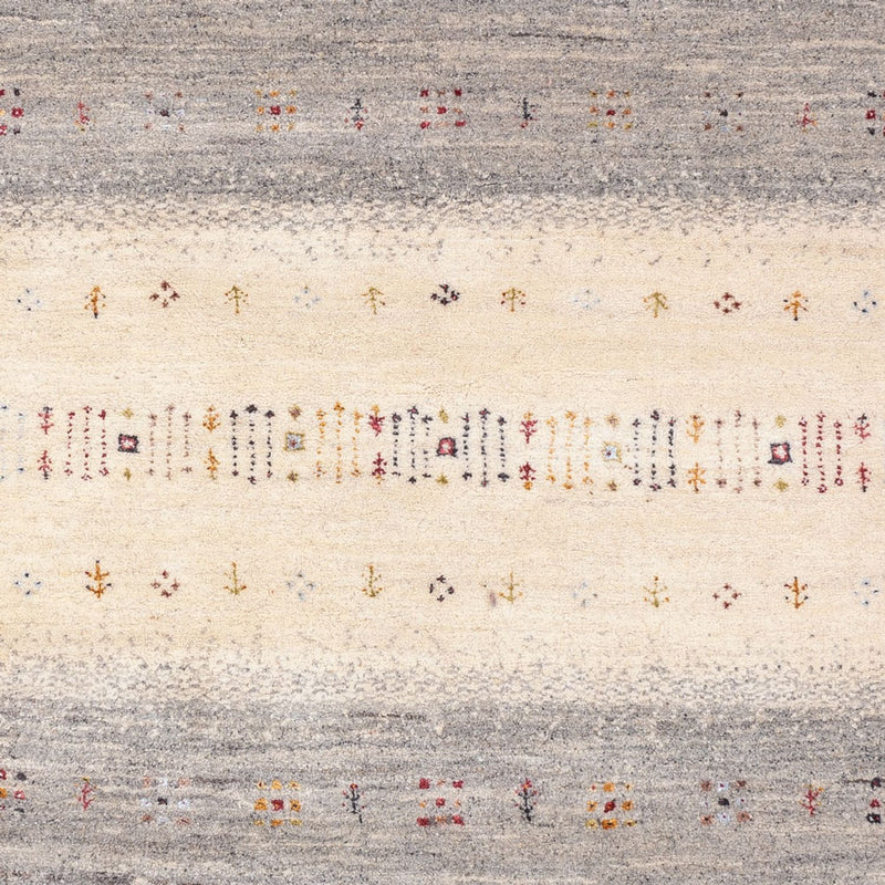 Indo Loribaft Teppich 166x245cm - Wollteppich - natur