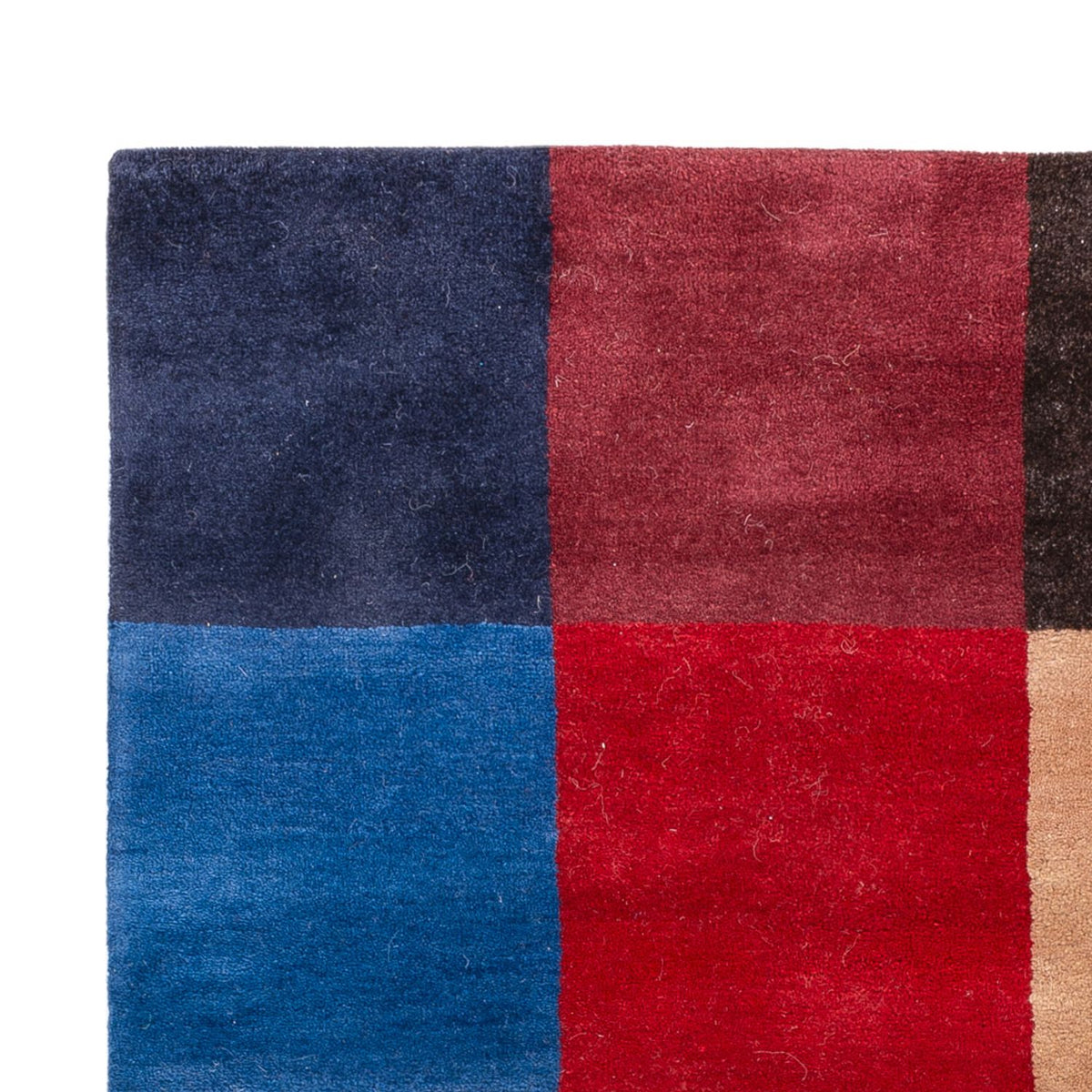 Indo Loribaft Teppich 120x182cm - Wollteppich - bunt