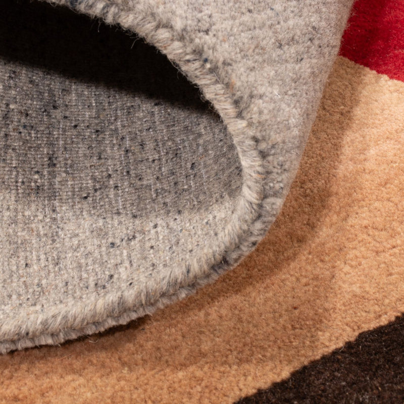 Indo Loribaft Teppich 120x182cm - Wollteppich - bunt