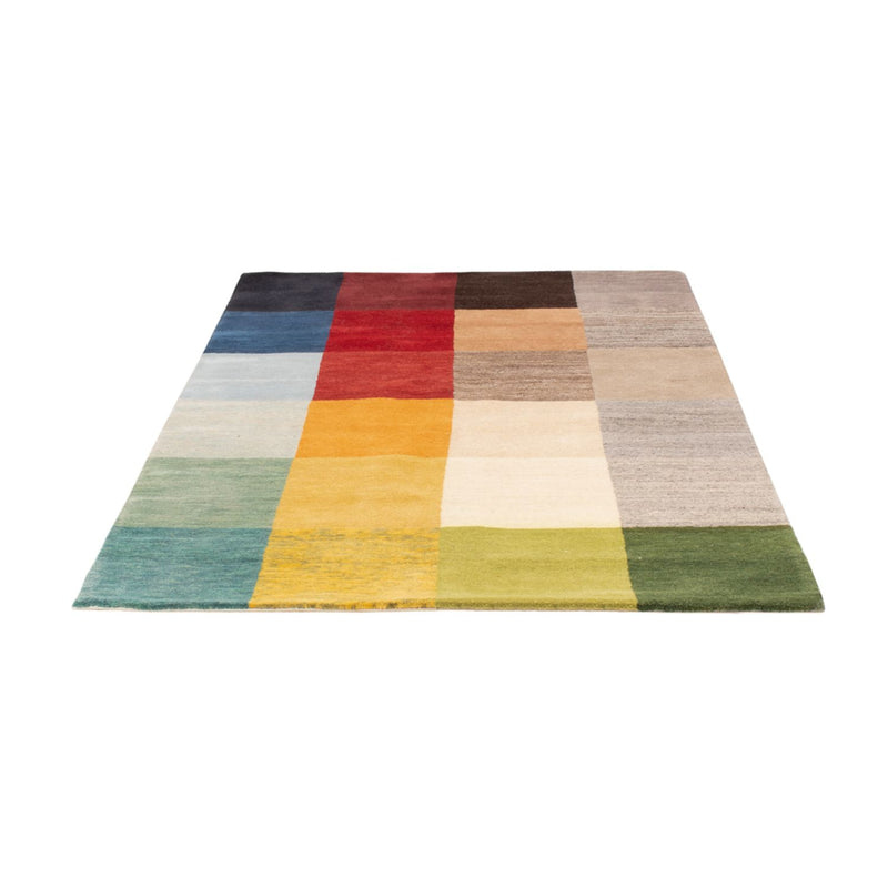 Indo Loribaft Teppich 120x182cm - Wollteppich - bunt
