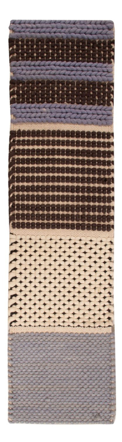 Wollteppich 33x124cm - mehrfarbig