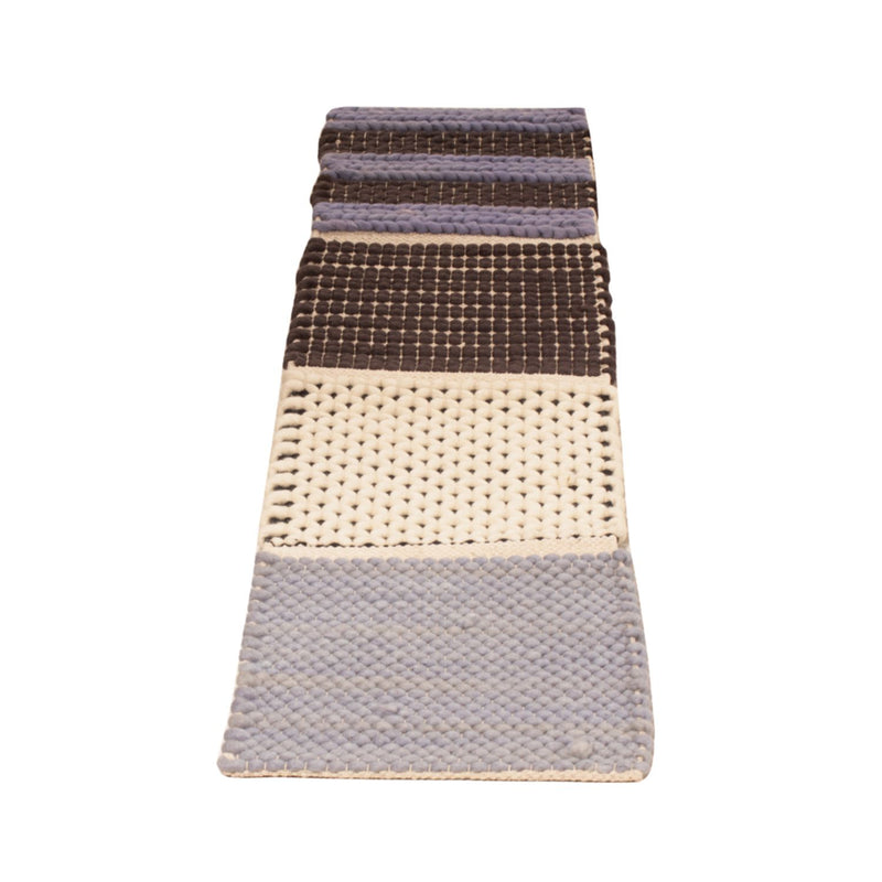 Wollteppich 33x124cm - mehrfarbig