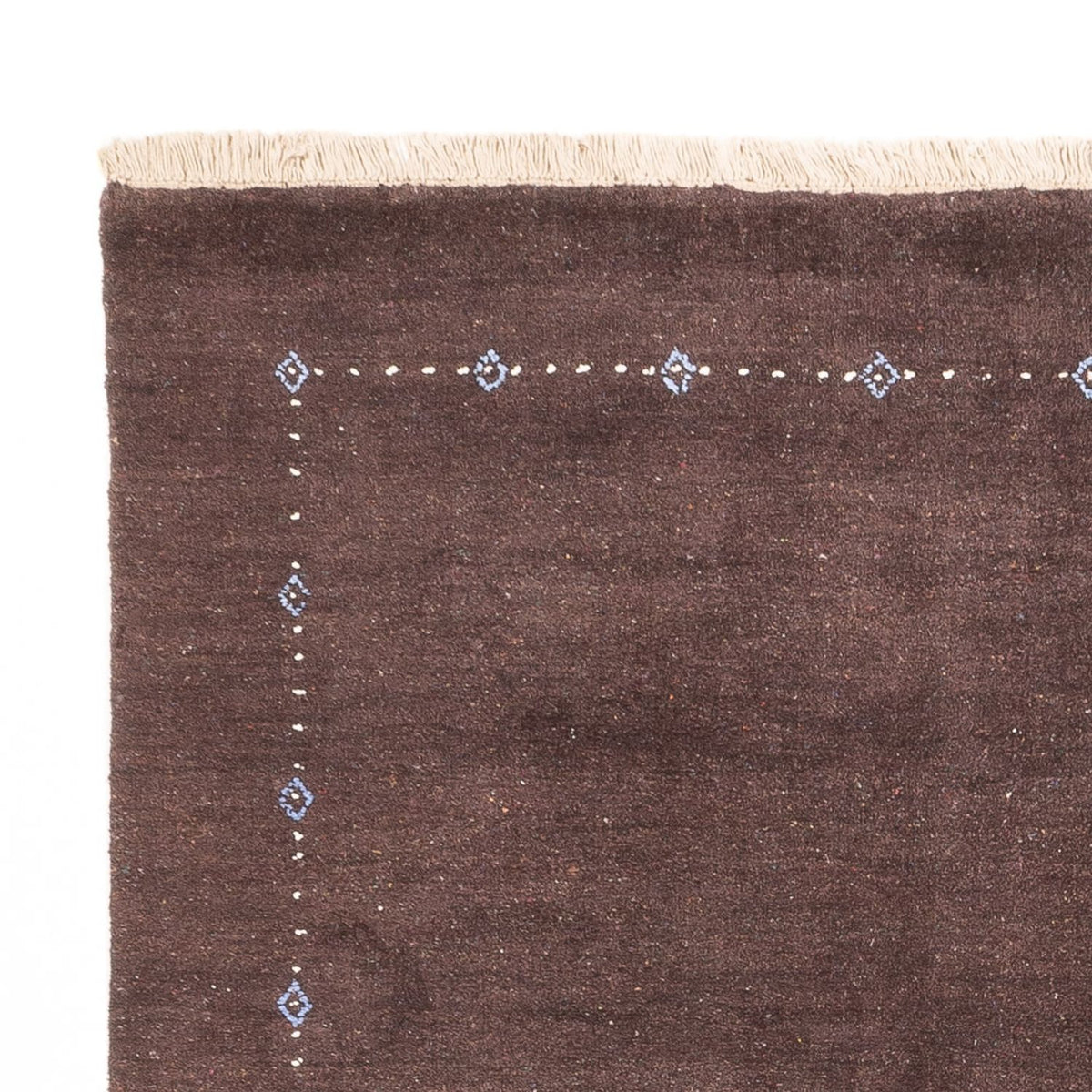 Gabbeh Teppich - Loribaft Perser - 160 x 230 cm - dunkelbeige