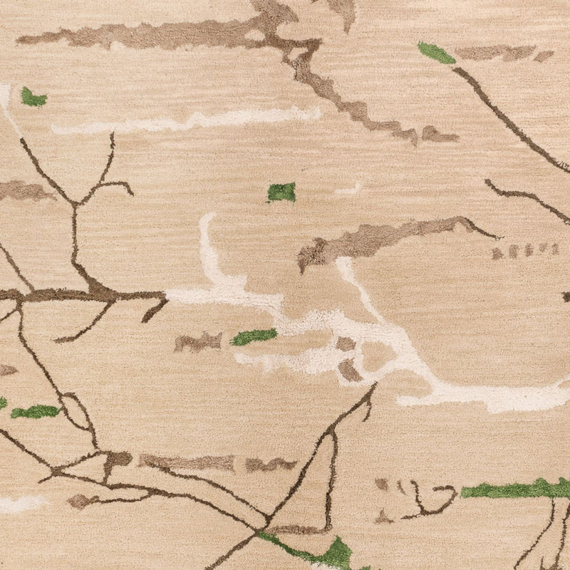 Designer Teppich 152x242cm - beige