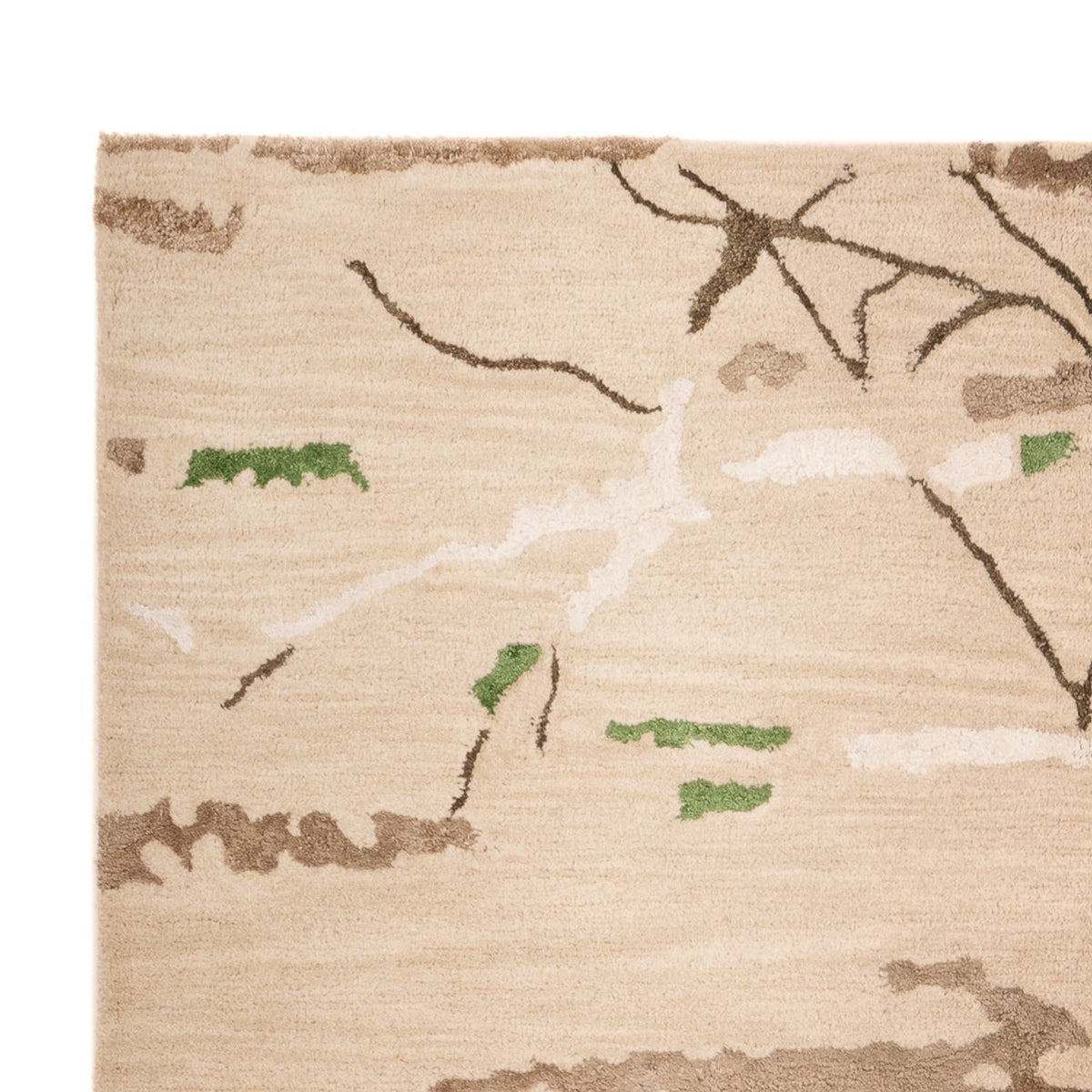 Designer Teppich 152x242cm - beige