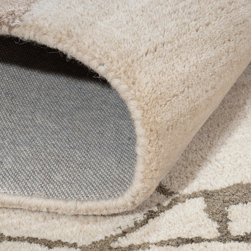 Designer Teppich 152x242cm - beige