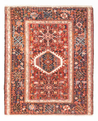 Hamadan Teppich 108x130cm - Perserteppich - hellrot – product image