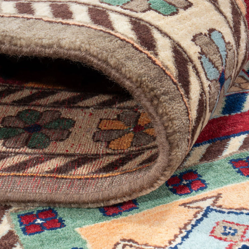 Indo Loribaft Teppich 168x241cm - Wollteppich - mehrfarbig