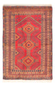 Belutsch Teppich 95x142cm - Orientteppich - rot