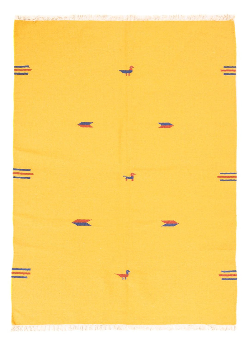 Kelim Teppich - Trendy - 120 x 180 cm - gelb