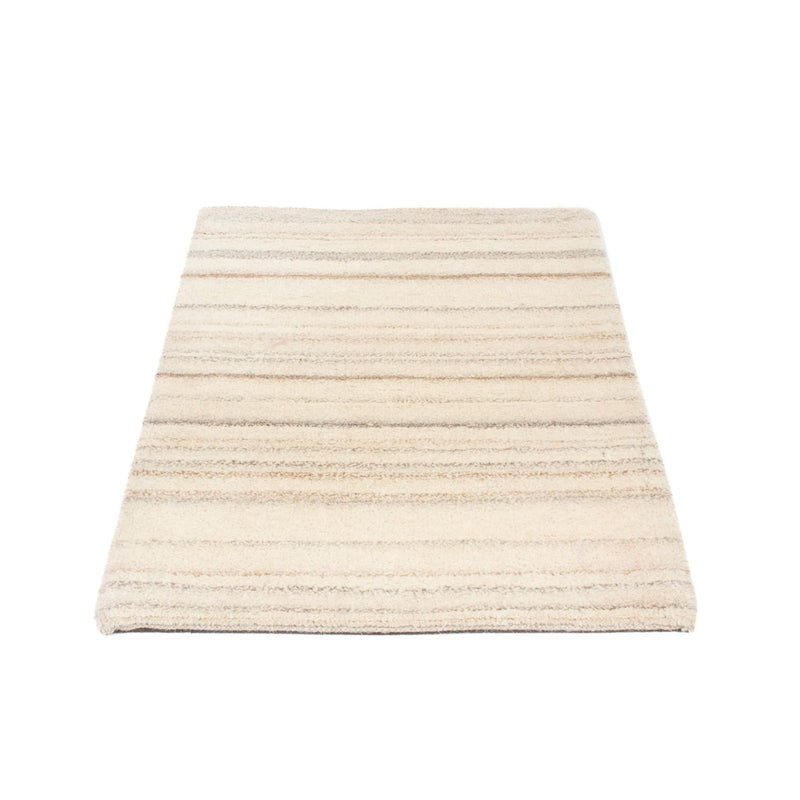 Gabbeh Teppich Softy 110x160cm - Wollteppich - beige