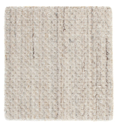 Wollteppich 31x31cm - hellgrau
