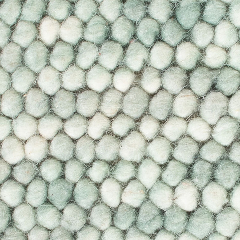 Wollteppich 30x30cm - hellgrün