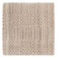 Wollteppich 30x30cm - braun