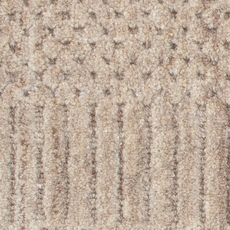 Wollteppich 30x30cm - braun