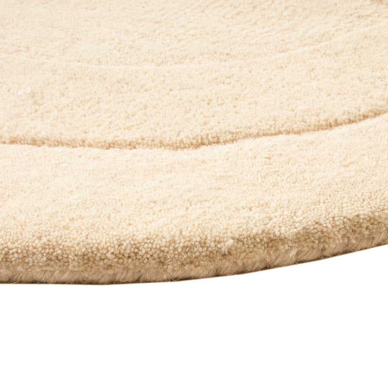 Wollteppich 60x92cm - beige