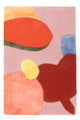 Wollteppich - 62 x 92 cm - mehrfarbig