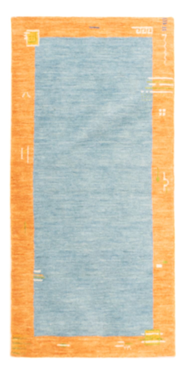 Gabbeh Teppich - Indus - 70 x 140 cm - hellblau
