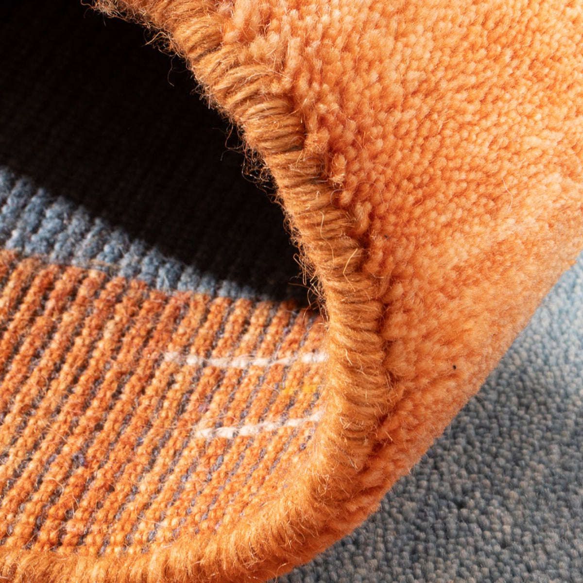 Gabbeh Teppich - Indus - 70 x 140 cm - hellblau