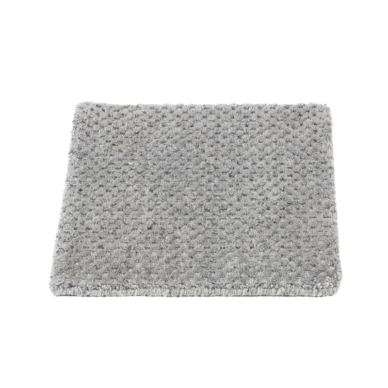 Wollteppich 30x30cm - grau