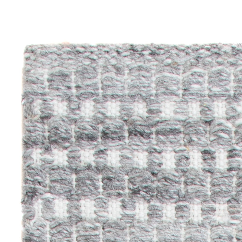 Läufer Woll - 33 x 104 cm - hellgrau