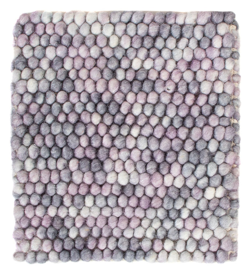 Wollteppich 32x32cm - mehrfarbig