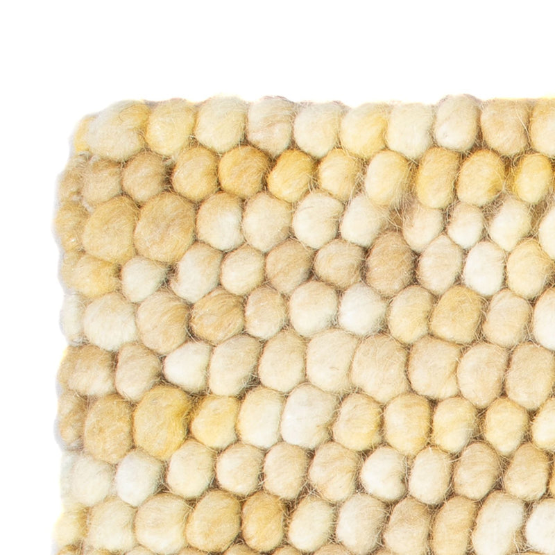 Wollteppich 32x32cm - hellbeige