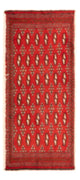Turkaman Teppich 50x100cm - Orientteppich - rot