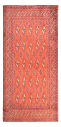 Turkaman Teppich 60x130cm - Orientteppich - hellrot – product image