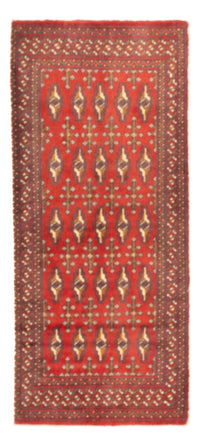 Turkaman Teppich 60x130cm - Orientteppich - hellrot – product image