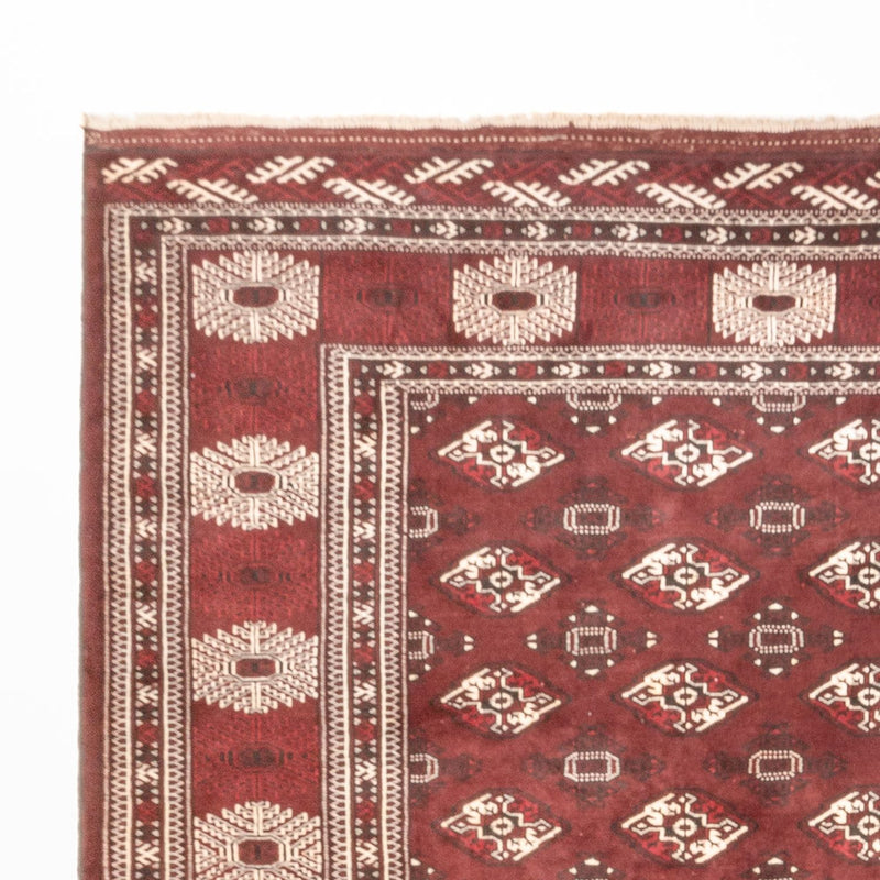 Turkaman Teppich 260x380cm - Orientteppich - dunkelrot