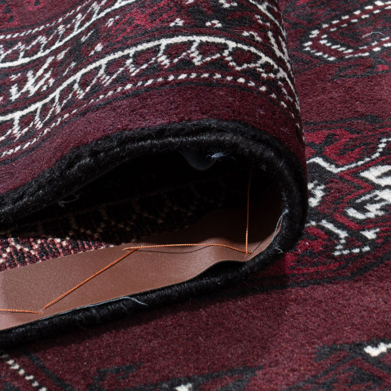 Turkaman Teppich 260x380cm - Orientteppich - dunkelrot