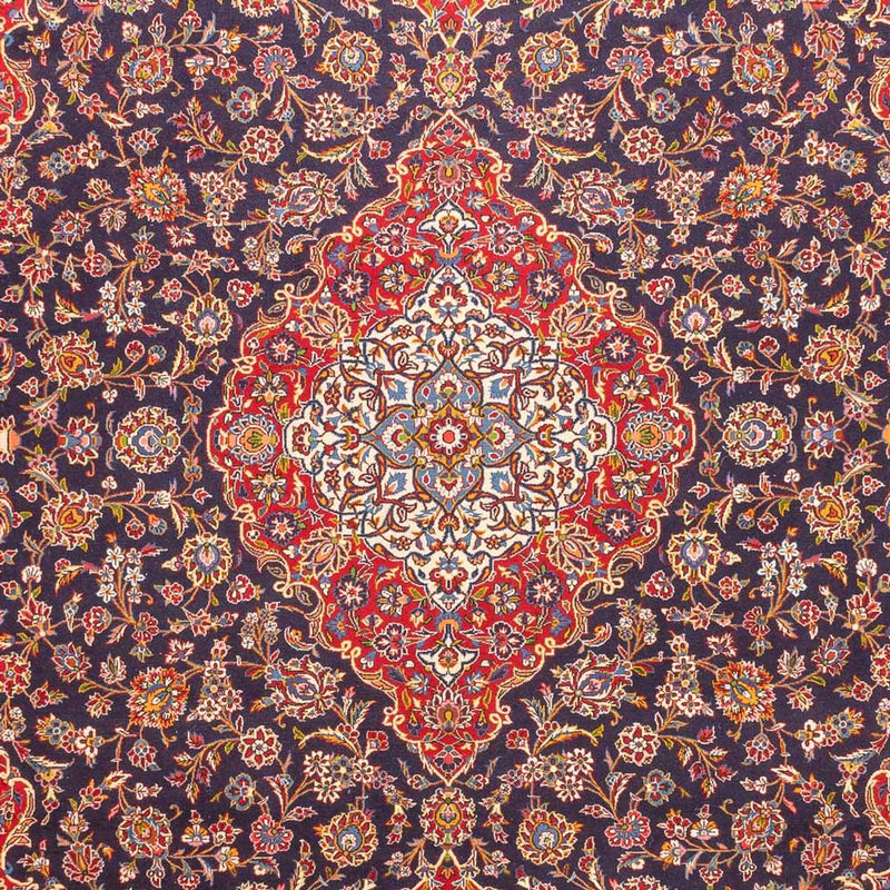 Perserteppich - Keshan - 295 x 380 cm - dunkelblau
