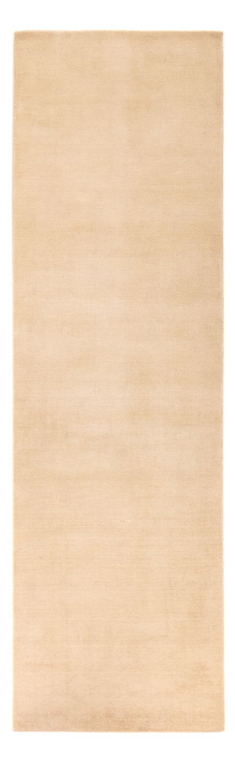 Gabbeh Teppich Indus 80x300cm - Wollteppich - beige