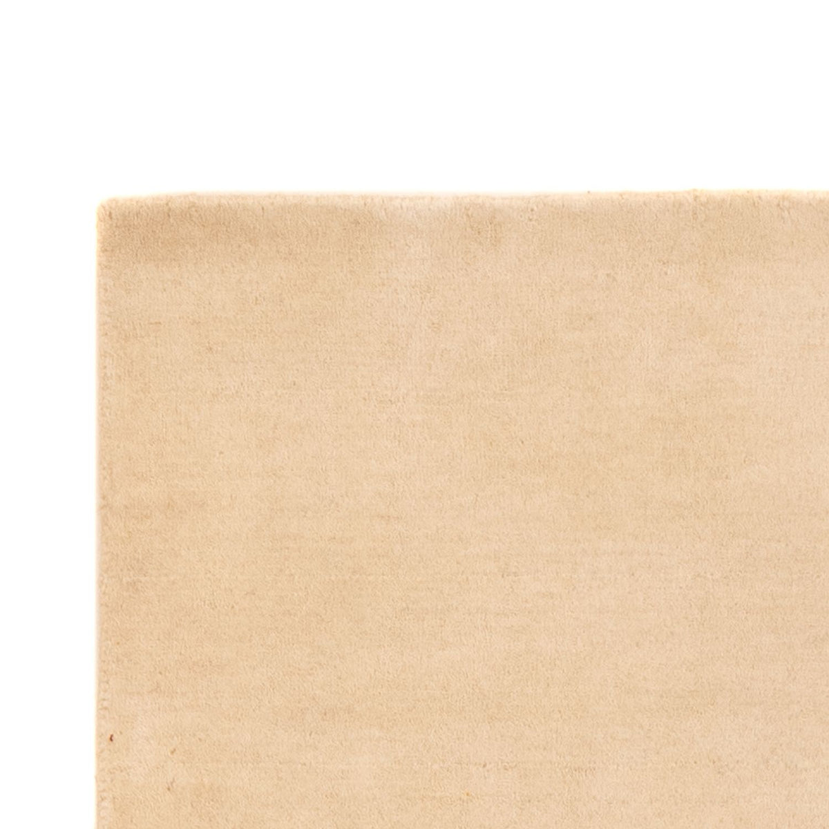 Gabbeh Teppich Indus 80x300cm - Wollteppich - beige