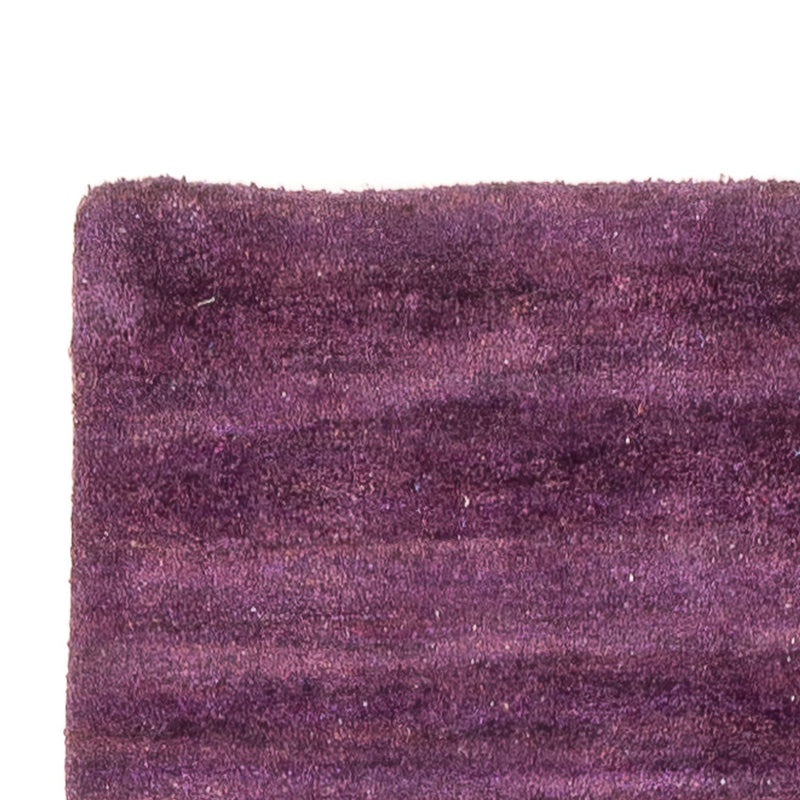 Gabbeh Teppich Indus 80x300cm - Wollteppich - lila