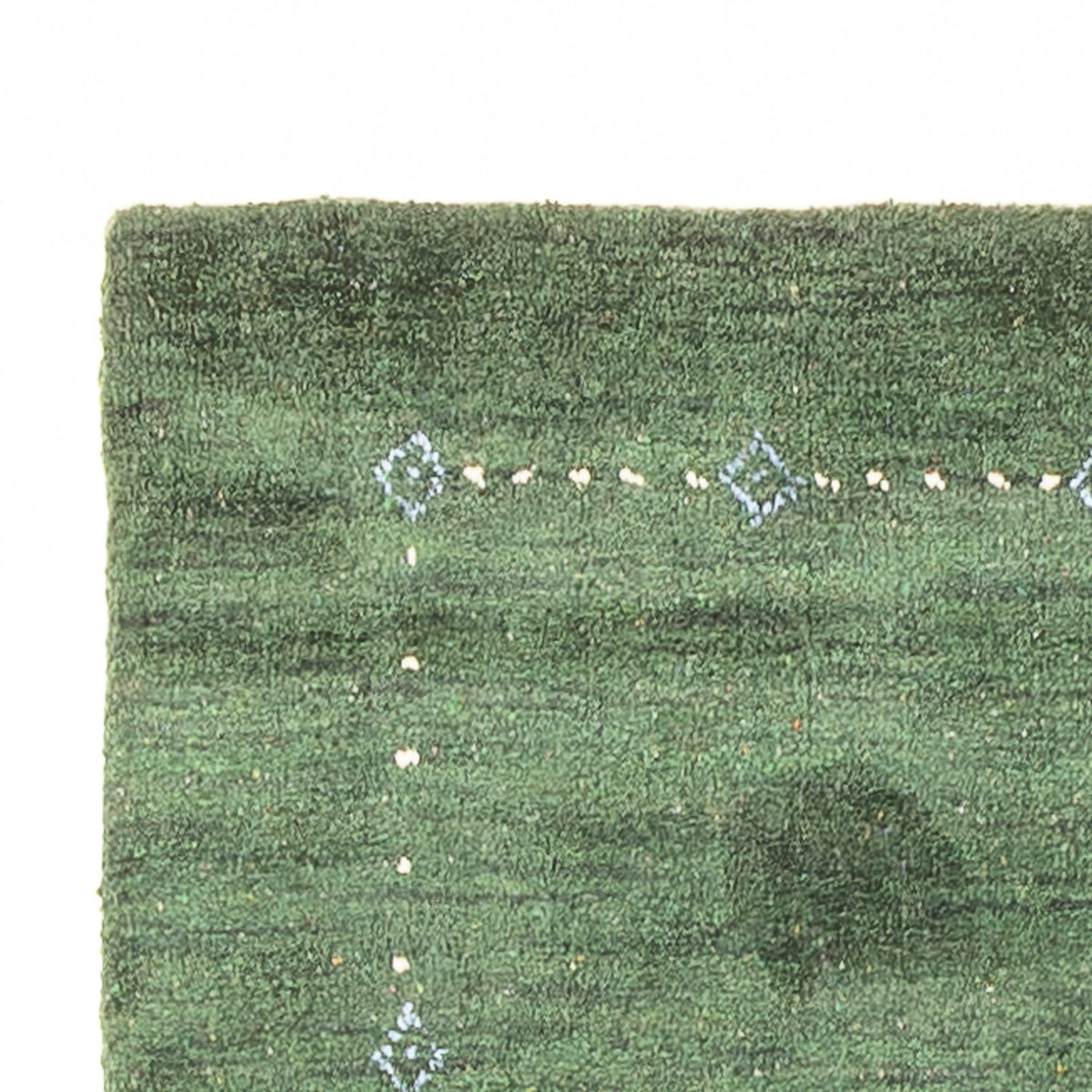 Läufer Gabbeh - Indus - 80 x 300 cm - grün
