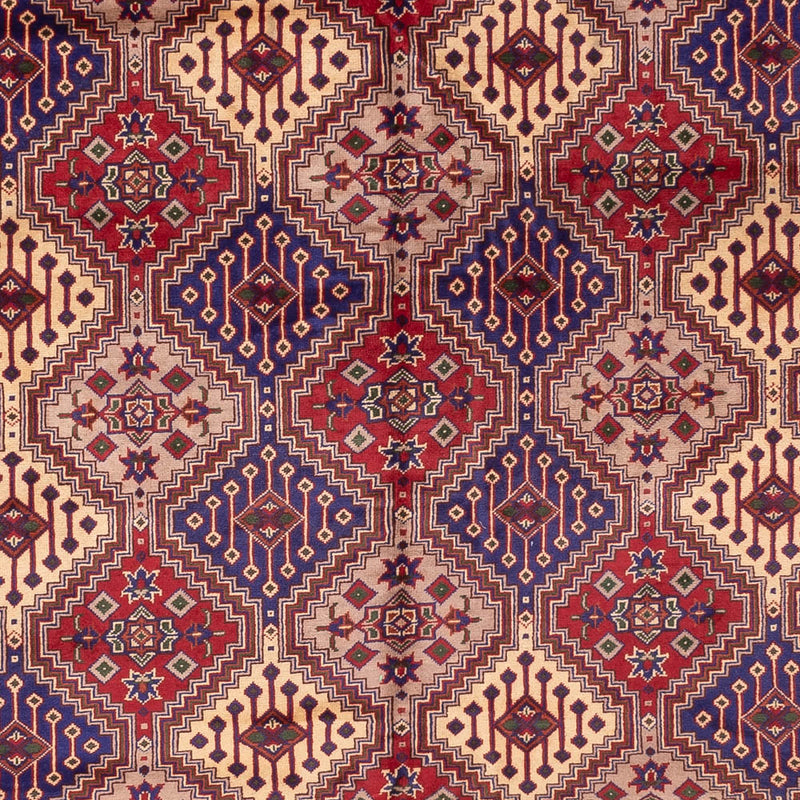 Afghan Teppich 296x403cm - Orientteppich - dunkelbeige