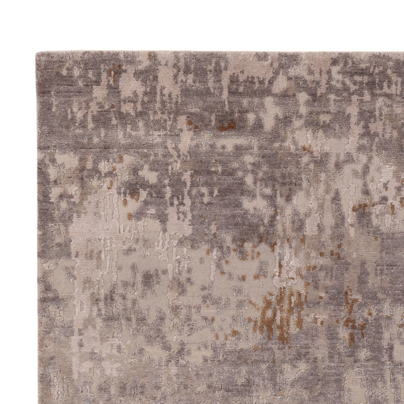 Designer Teppich 173x242cm - silber