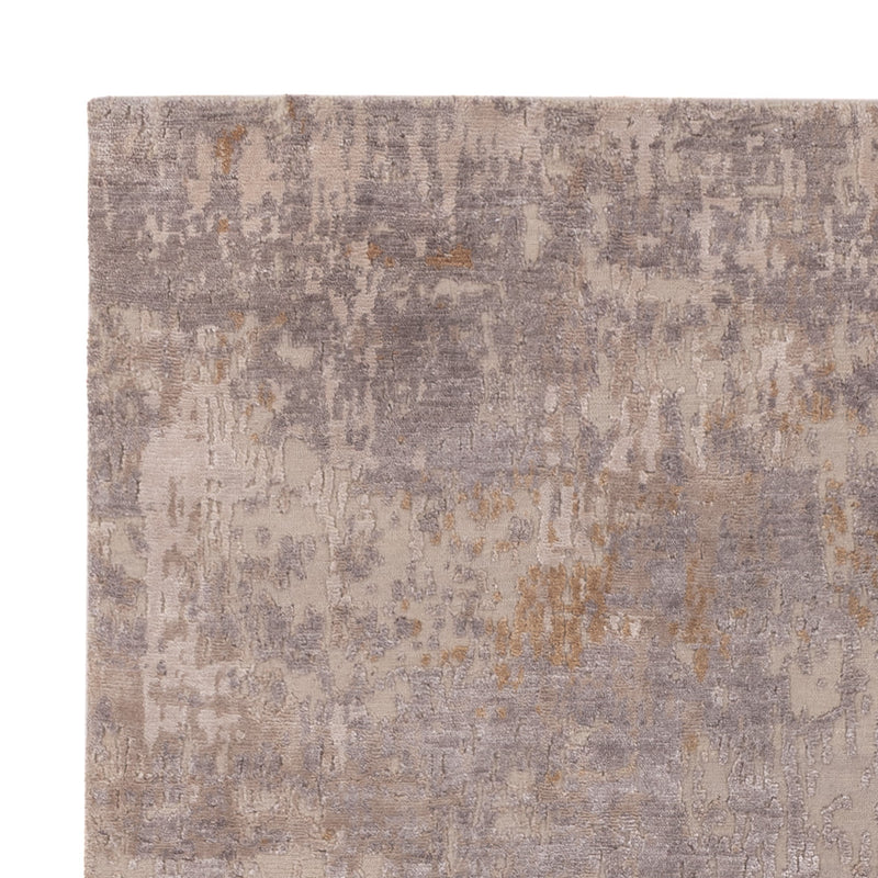 Designer Teppich 154x197cm - silber