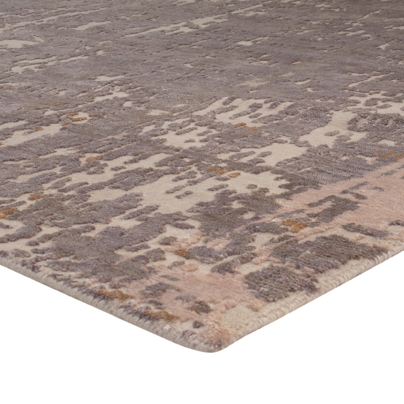 Designer Teppich 154x197cm - silber