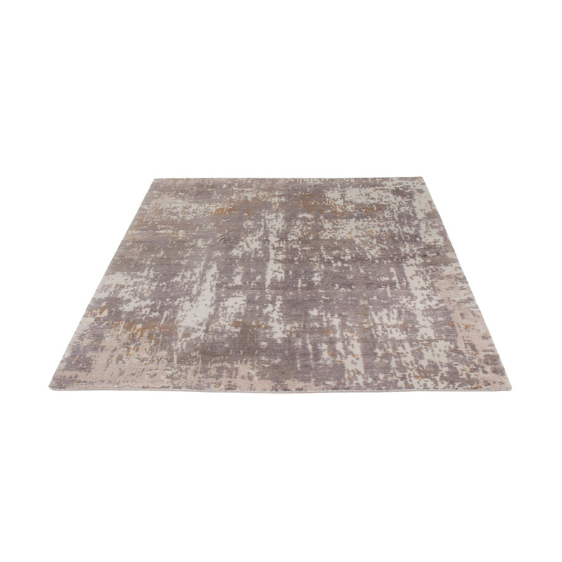 Designer Teppich 154x197cm - silber