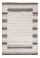 Loribaft Loom Teppich 60x90cm - Wollteppich - naturweiß