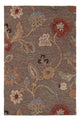 Wollteppich 120x185cm - silber
