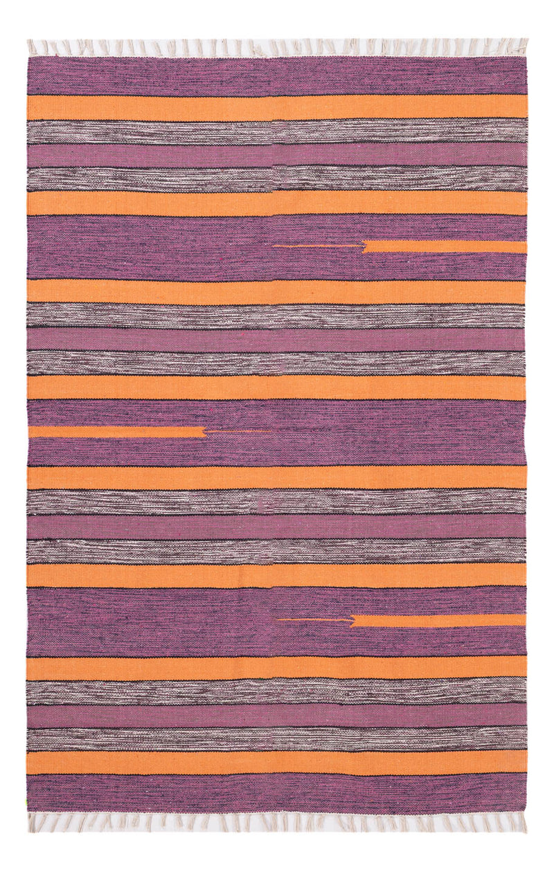 Kelim Modern Teppich 120x180cm - mehrfarbig